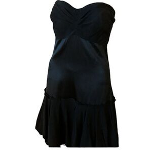 VaVa by Joy Han Black Strapless Cocktail Dress Women's Size M